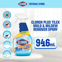 Clorox Plus Tilex Mold & Mildew Remover 946mL| Ready-to-Use Multi-Surface Spray & Removes Mold Stains Without Scrubbing