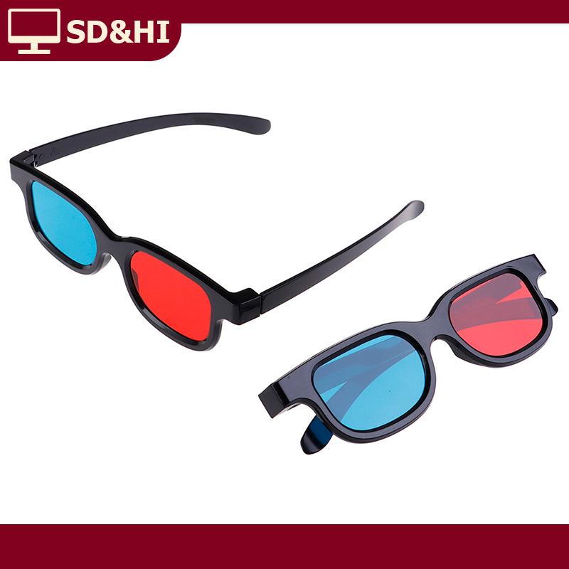 SD&HI แว่นตา3D สีแดงน้ำเงินแบบสากลสำหรับเกมภาพยนตร์ anaglyph มีมิติ ราคา 14 บาท*ส่งฟรี