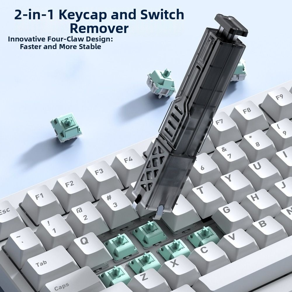 EMERRY 2 trong 1 Dụng cụ tháo nắp phím Tự làm Đa chức năng Công cụ loại bỏ keycap Dễ sử dụng Di động Dụng cụ kéo switch bàn phím Bàn phím RGB