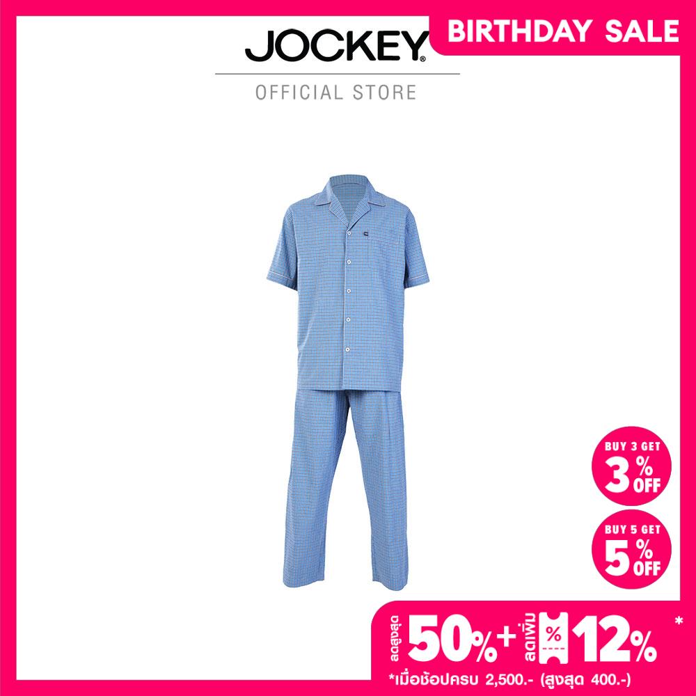 Jockey Underwear SLEEPWEAR KU JK1658B SHORT SLEEVE/PANTS - BLUE ราคา 2,990 บาท*ส่งฟรี