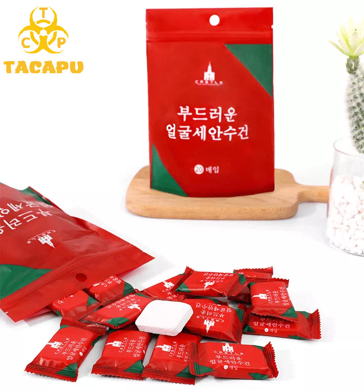 KHĂN GIẤY NÉN ĐA NĂNG HÀN QUỐC DÙNG 1 LẦN NHỎ GỌN TIỆN LỢI CHẤT LIỆU