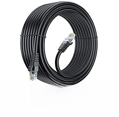 30 meter LAN Cable with connectors / Ethernet Cable For Modem,PC, Laptop Cat 6 Blue 0r Black Color