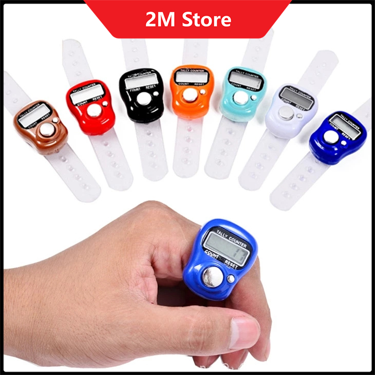 (NHIỀU MÀU) Máy Đếm Số, Đếm Hàng Hóa - Máy Túc Số Lượng Cơ Học Đeo Ngón Tay