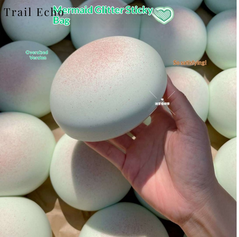 Trail Echo Honeydew Melon Squishy Stress Relief Toy - Soft, Slow Rebound, Anti-Stress Play for All Ages ราคา 61 บาท*ส่งฟรี