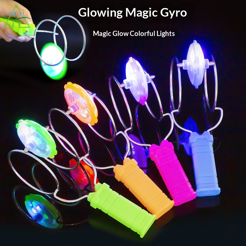 KS Glowing Hand Spinning Top Toy for Kids, Magic Rotating Yo-Yo with Light Effect ราคา 57 บาท*ส่งฟรี