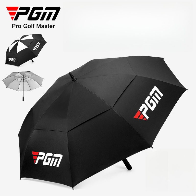 Siêu nhẹ ô chơi golf PGM sợi carbon tự động tăng 125cm hai lớp chắn gió chống tia cực tím UPF50 + ys008