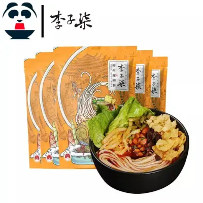 【Instand Noodle】(Bundle of 3 Packs)李子柒螺蛳粉 Chinese delicious food taste Li Zi Qi Snail Rice Noodles Liuzhou Famous Brand LIZIQI Luo Si Fen snail rice instant noodles