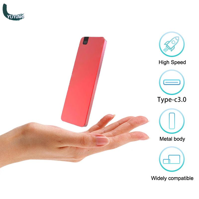 YUYIN4 Ổ cứng gắn ngoài SSD 64GB di động ổ cứng thể rắn tốc độ cao Thiết bị lưu trữ loại C USB3.0 cho máy tính xách tay Máy tính để bàn Mac PC 64GB