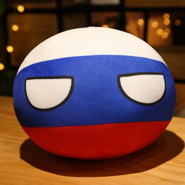 10/30cm Country Ball Toy Plush Pendant Polandball Plush Doll Countryball USSR USA FRANCE RUSSIA UK J