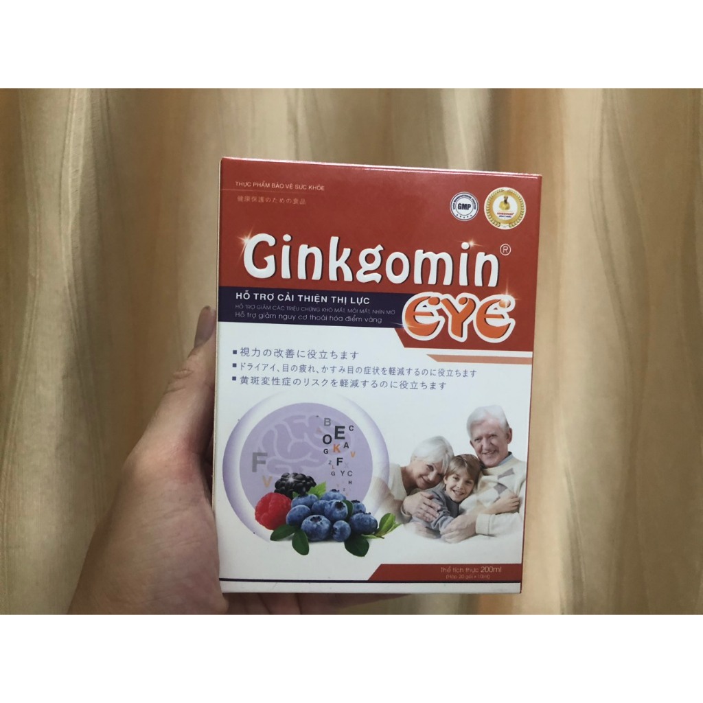 Viên uống hỗ trợ cải thiện thị lực Ginkgomin EYE Dưỡng Chất Cho Mắt Sáng Khỏe | MPNTShop