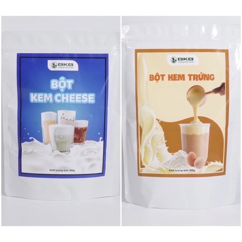 Bột kem trứng, bột kem cheese bkb 500gr