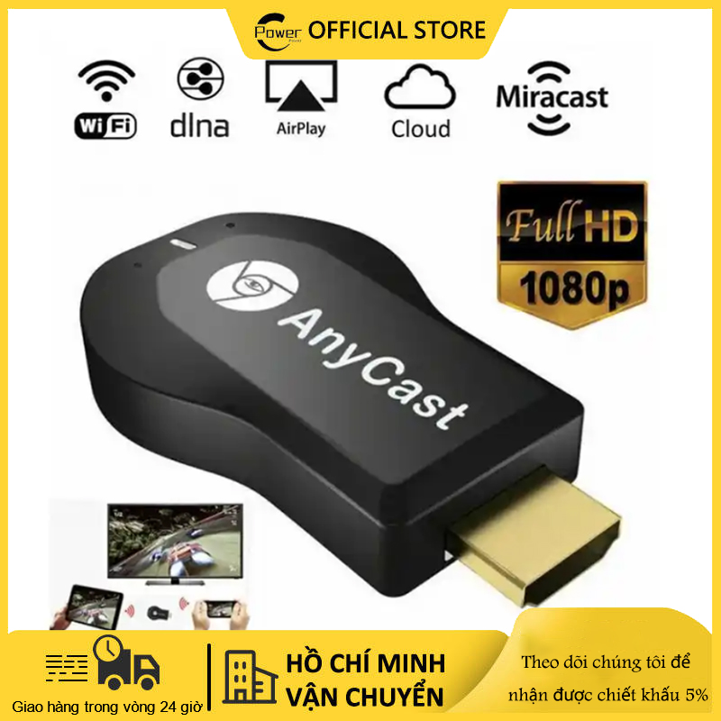 Hdmi không dây anycast m9 plus 2022 - tốc độ kết nối siêu nhanh