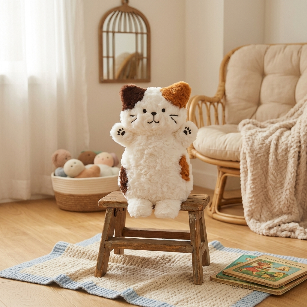 ตุ๊กตาผ้านุ่ม ตุ๊กตาของขวัญน่ารัก Beaulife wigs 30 ซม. Calicos Cat ตุ๊กตาของเล่นตุ๊กตาสัตว์หมอนเด็ก Comfort ของขวัญ