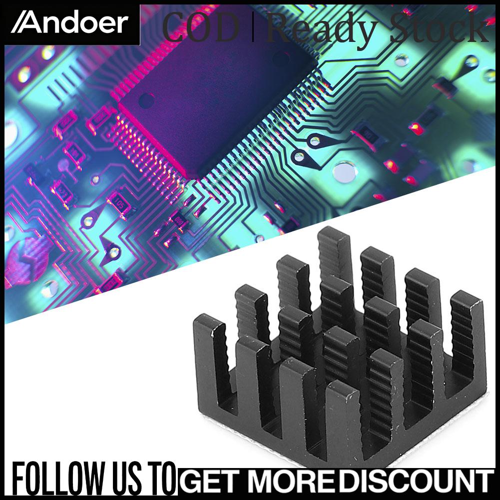 Andoer 20PCS ฮีทซิงค์ฮีทซิงค์โมดูลอลูมิเนียมหม้อน้ำทำความเย็น Cooler Fin 14x14x8 มม ราคา 89 บาท*ส่งฟรี