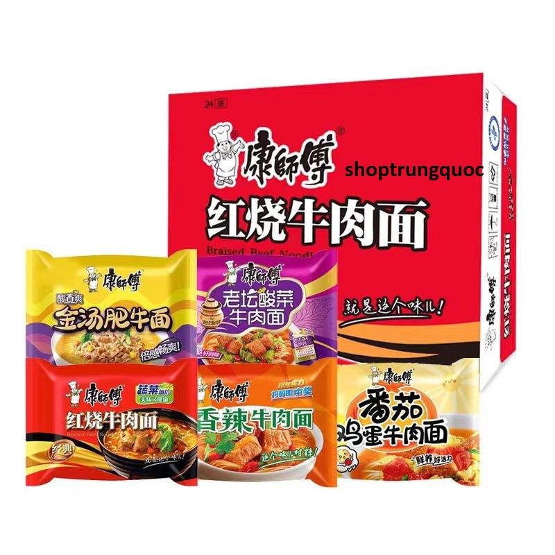 Mì Trυng Quốc KANG SHI FU nhiều vị (Gói Lẻ)