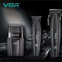 VGR V-640 S3 3in1 Professional hair clipper Adjustable rechargeable electric clipper 9000 RPM mens hair special V640 S3