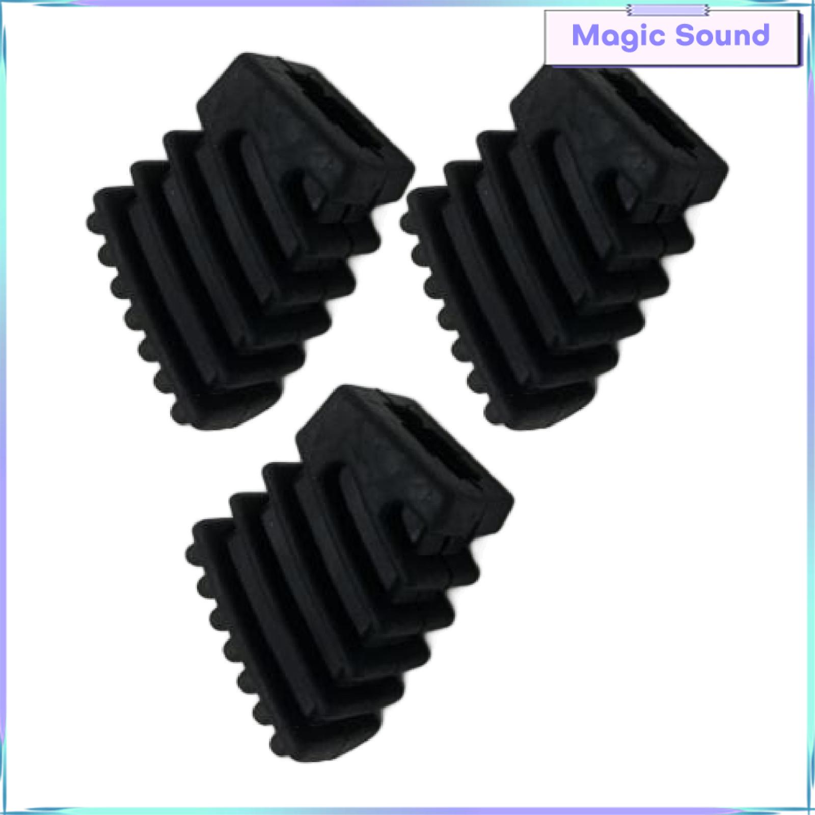 Âm thanh kỳ diệu 3PCS Bộ gõ đứng trống đứng chân miếng độn bảo vệ thay thế chân bảo vệ chống trượt trống chân mũ Phụ Kiện Bộ gõ
