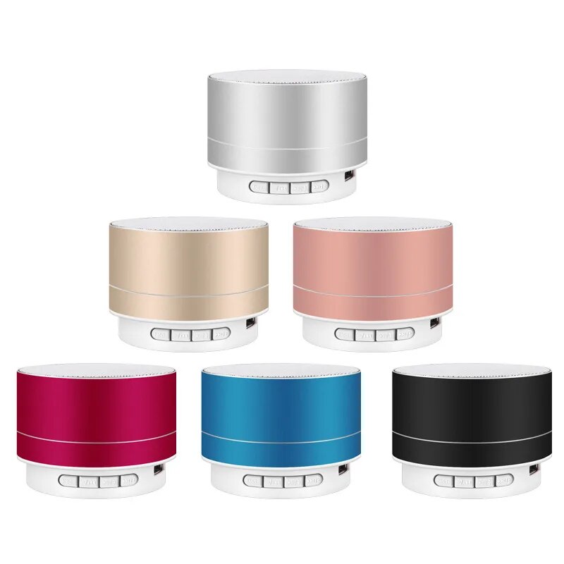 A10 Aluminum Alloy Metal Wireless Bluetooth Speaker Mini Portable Outdoor Subwoofer Music Sound Box For Mobile Phone TF Card PC chenge