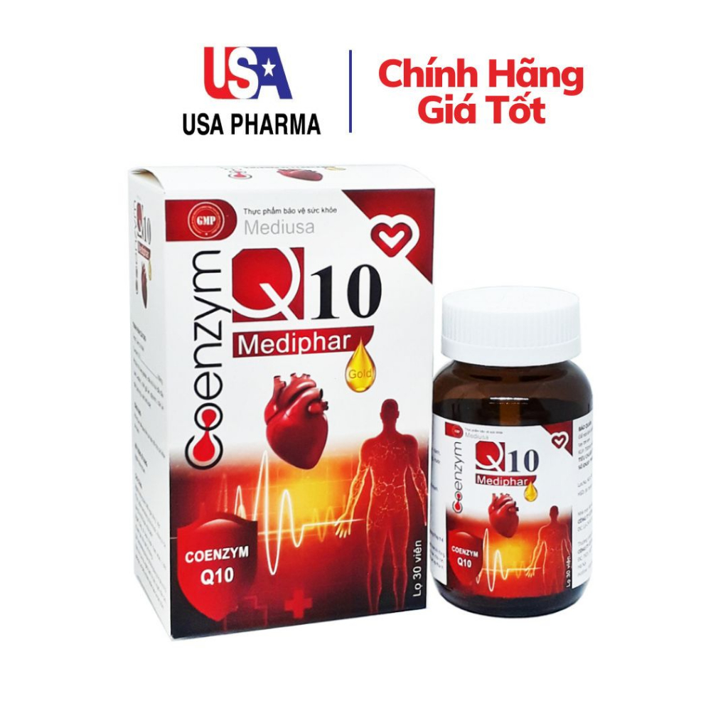 Coenzyme Q10 Giúp tăng cường sức khỏe tim mạch, điều hòa huyết áp