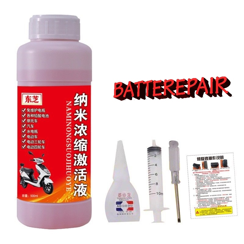  Dung dịch sửa chữa pin gốc dung dịch nước cất điện phân thích hợp cho các mẫu xe phổ biến trên thị trường cho xe ba bánh   xe điện khôi phục pin sụt áp và giảm dòng điện 