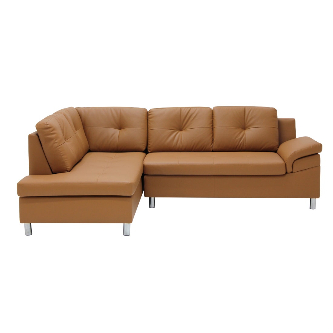 SB Design Square KONCEPT FURNITURE โซฟาเข้ามุมซ้าย รุ่น Trumble สีน้ำตาล (240x179x82 ซม.) ราคา 14,800 บาท*ส่งฟรี