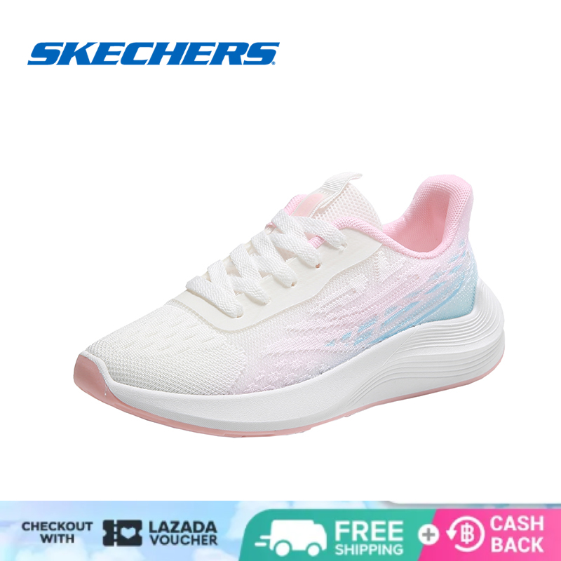 Skechers_Mùa thu GO WALK 6 Giày nữ Giảm xóc Hỗ trợ Giày Casual Thể dục Giày đi bộ thời trang SK-BK88