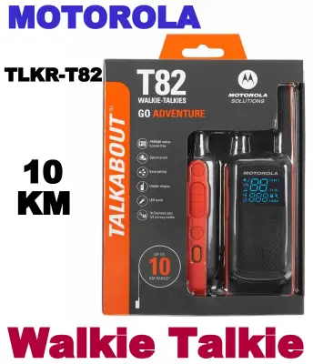 Motorola Walkie Talkie TALKABOUT TLKR-T82 (10KM Range)