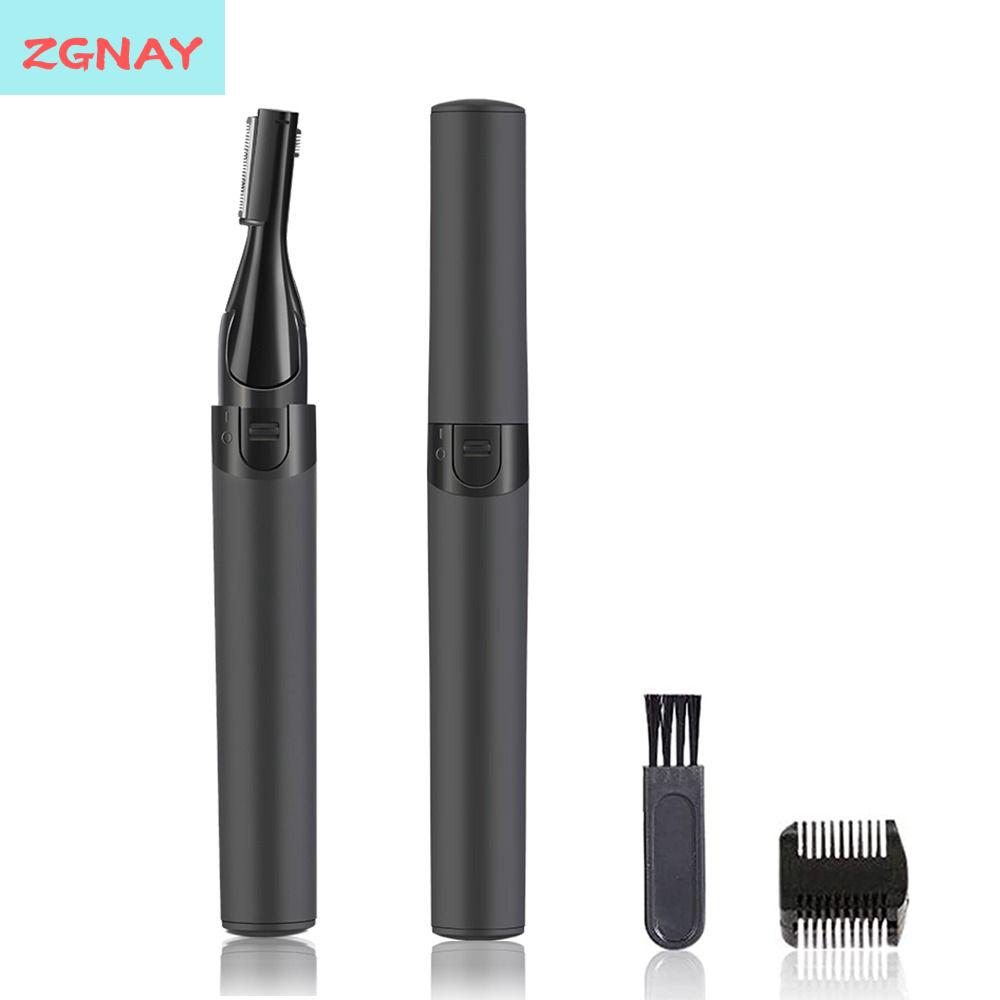 ZGNAY STUDIO Không đau Đen Di động Phụ nữ Vẻ Đẹp Nam Máy cạo lông Bộ lược chải lông mày Định hình lông mày Hoạt động bằng Pin Máy tỉa lông mày chạy điện Máy cạo lông mini Tẩy lông Dao cạo