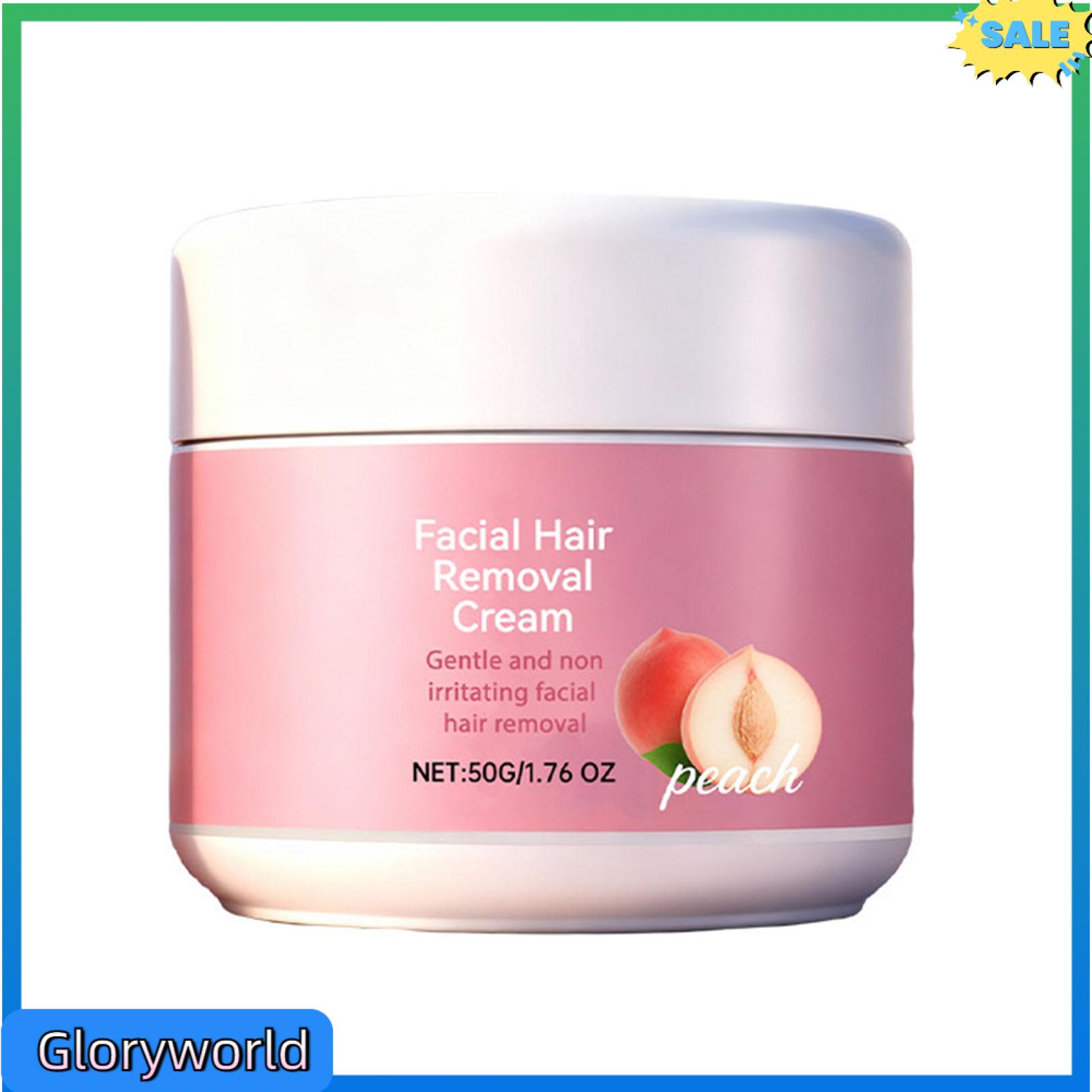 Gloryworld Easy to Use Hair Removal Cream Hair Removal Cream for Women 1/2 Pcs Avocado Enriched Hair Removal Cream for Face Body Underarms Legs – Gentle Effective Smooth Skin Hair Remover – for Sensitive