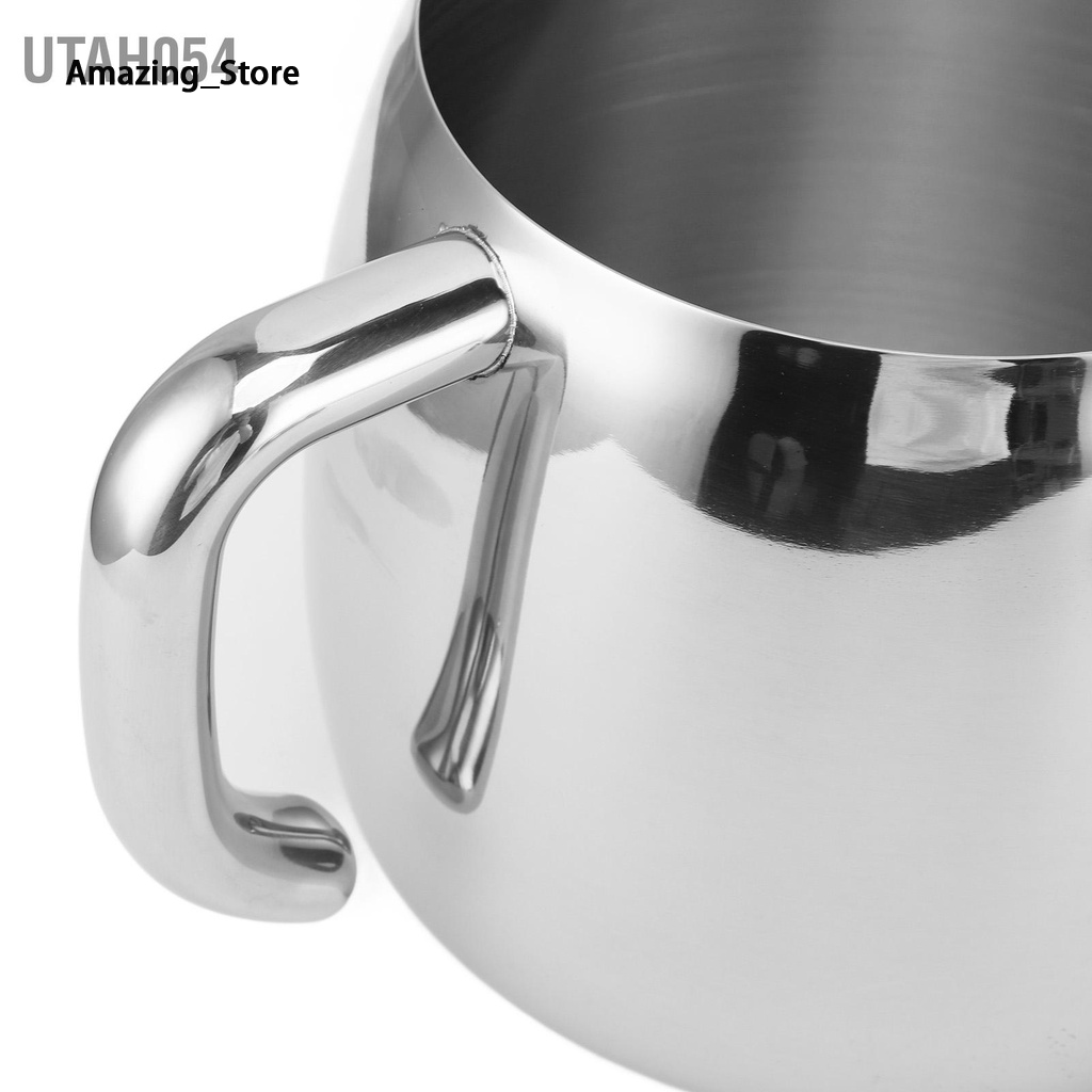 Utah054 1800ML stainless steel fat tank with filter layer, kitchen oil spoon cover ราคา 698 บาท*ส่งฟรี
