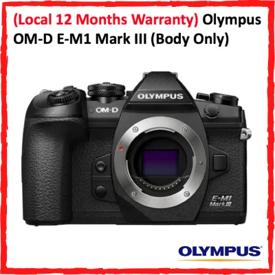 (Local 12 Months Warranty) Olympus OM-D E-M1 Mark III (EM1M3) (Body Only) + Freegifts