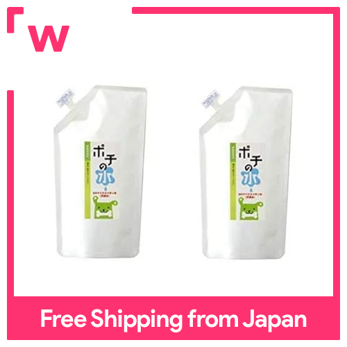Pochi no Mizu: Nước uống pha loãng, 200cc Refill, 2 Bộ bình nước [chiyo-pet] chiyo-pet pochitama no Mizu Series