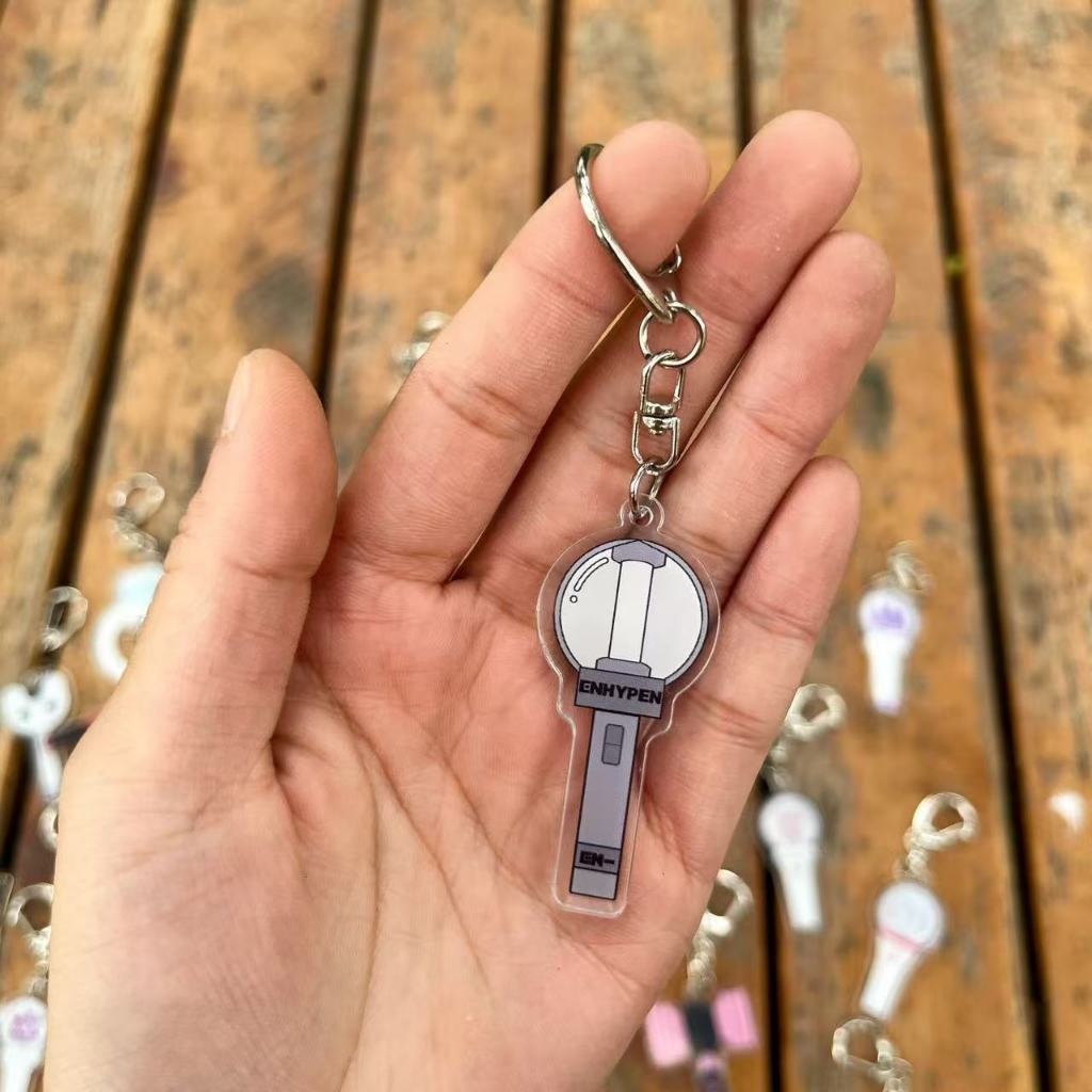 Kpop thần tượng enhypen ver 2.0 mini Lightstick Mặt dây chuyền Que Phát Sáng