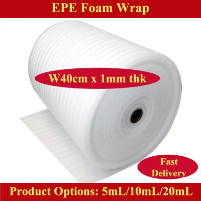 EPE Foam Wrap/Bubble Wrap/Packaging Wrap/Foam Roll/Pearl Cotton (W40cm x 1mm thk)