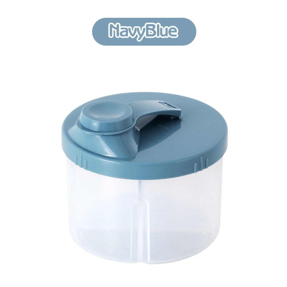 LAKOE Kotak Wadah Tempat Susu Bubuk Bayi 4 Sekat Portable Travelling Milk Powder Container