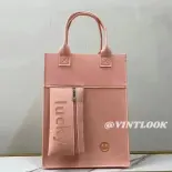 Túi đựng quần áo chất liệu nỉ vintlook cho sinh viên có dung tích lớn và túi có khóa kéo