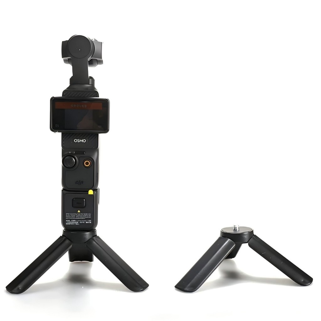 Giá Đỡ Tripod Mini 3 Chân Cho DJI Pocket 3, GoPro, Insta360 – Gấp Gọn, Quay Vlog, Du Lịch