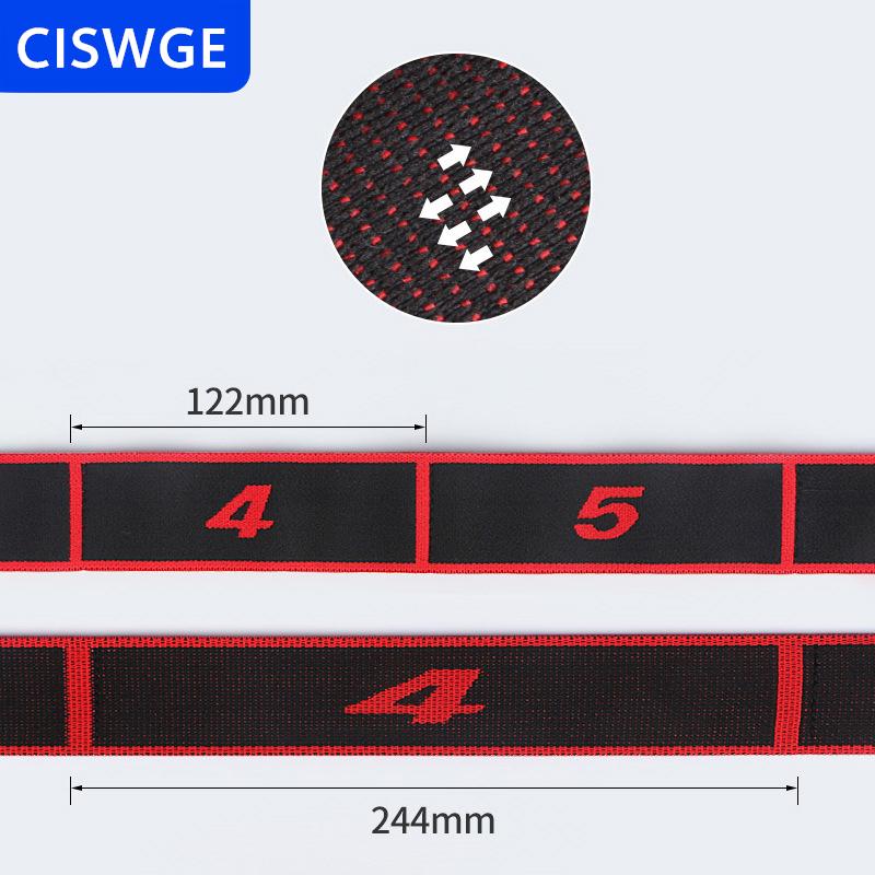 [COD] CISWGE  Đa Chức Năng Yoga Pilates Resistance Bands Vòng Tập Thể Dục Tập Thể Dục Kéo Dây Đeo Vành Đai Đàn Hồi Khiêu Vũ Latin Kéo Dài Ban Nhạc