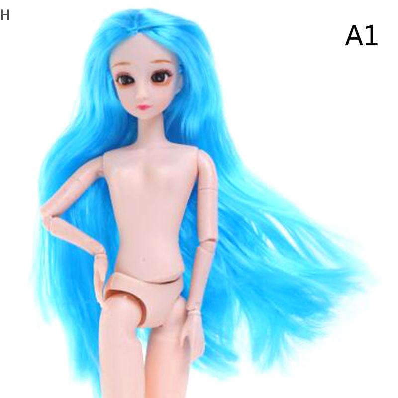 Hf 30cm búp bê khớp cầu đẹp búp bê công chúa đầu búp bê tóc tự làm búp bê
