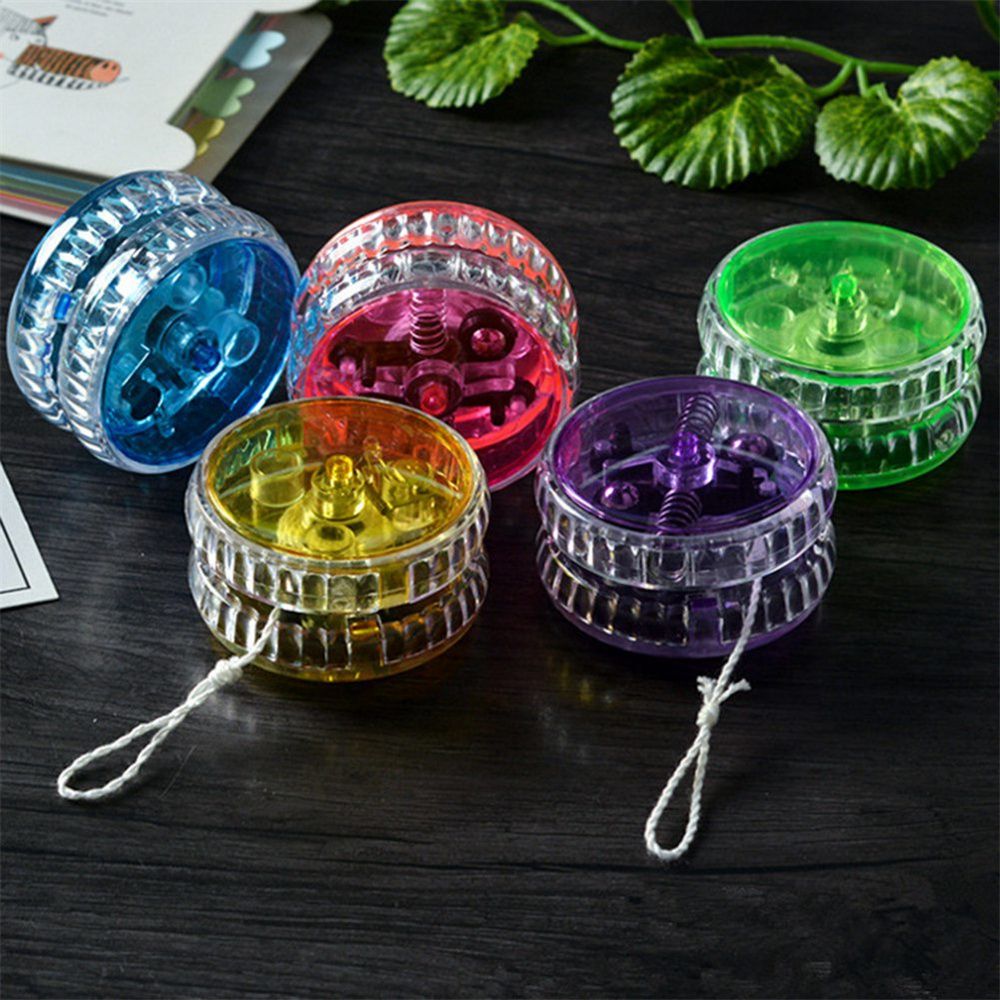 MP0Y Sáng Tạo Nhấp nháy Trò chơi Phụ Kiện Yoyo Đồ Chơi YOYO Bóng Với Đèn LED Đồ Chơi cổ điển