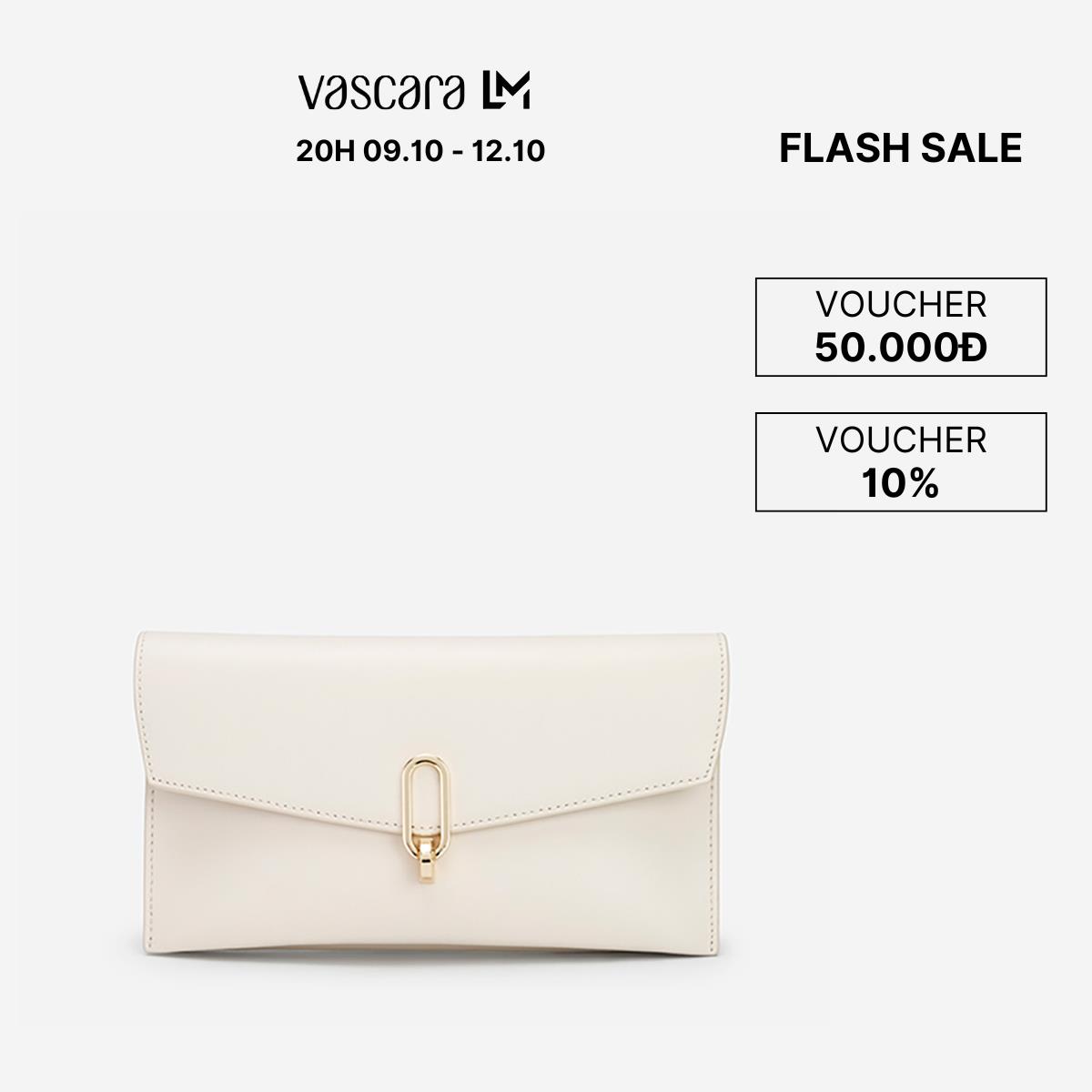 Vascara Ví Dự Tiệc Envelope Da Thật - CLU 0109