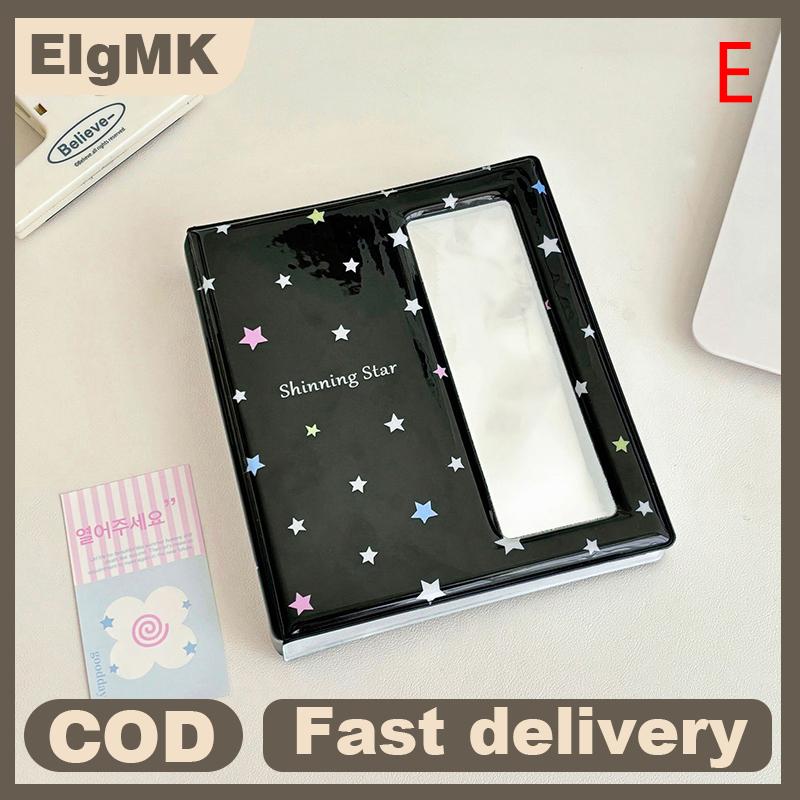 ElgMK Cartoon Photo Booth Album For 40 Pcs 2x6 Inch Photo Strips Bookmark 20 Pcs 4x6 4R Photo Holder Small Card Storage Book