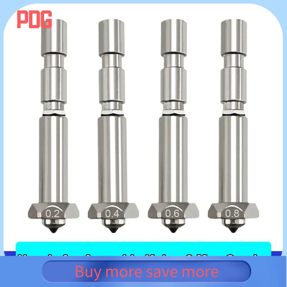PDG Trao đổi nhanh Đầu phun in 3D Tích hợp Thép cứng Bộ phận in 3D  được nâng cấp 0,2mm 0,4mm 0,6mm 0,8mm Đầu  Cho Combo Anycubic Kobra 3 Max