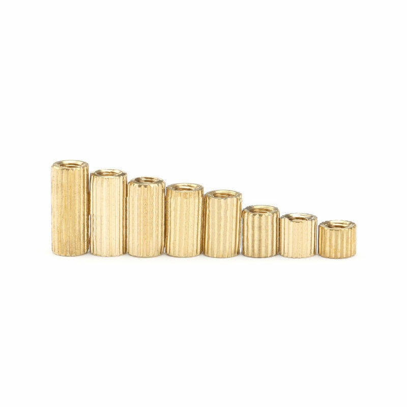 Yingke 100 cái hình tròn M2 đôi vượt qua màn hình an ninh đồng thau cột Đồng Vít Máy ảnh Knurled vít cấy
