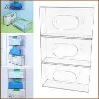 Disposable Glove Box Holder Premium Organizer Easy to Install Practical Multipurpose Sturdy Glove Dispenser Clear Wall Mounted