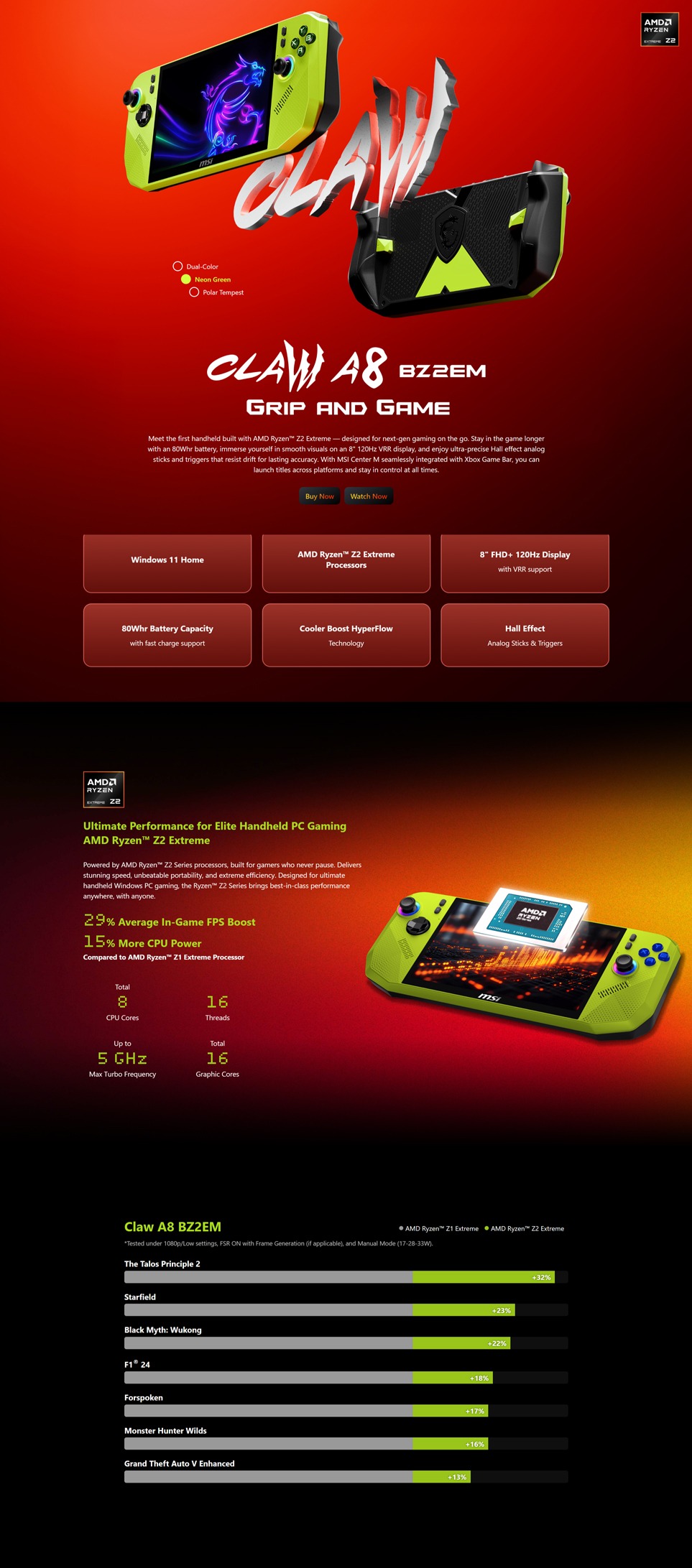 MSI Claw A8 BZ2EM Gaming Handheld PRICE IN BANGLADESH MC SOLUTION BD