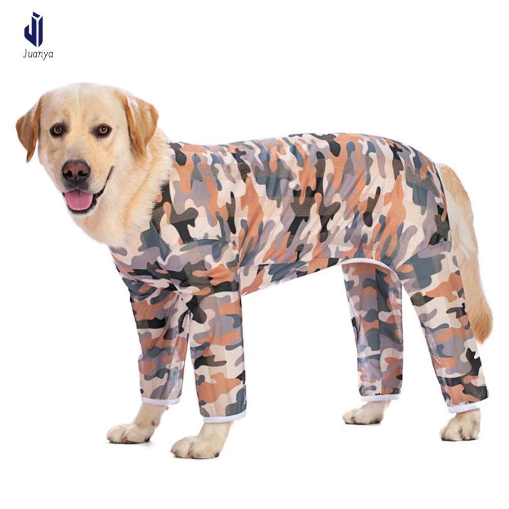 Juanya mùa hè họa tiết cún cưng nhiệt strokejumpsuit quần áo độc đáo Vest Ngoài Trời Chống nắng Áo khoác Ice-Cold Áo khoác cho chó lớn nhỡ