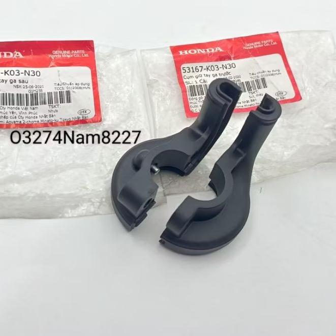 Cùm ống tay ga xe WAVE RSX 2014 zin chính hãng Honda