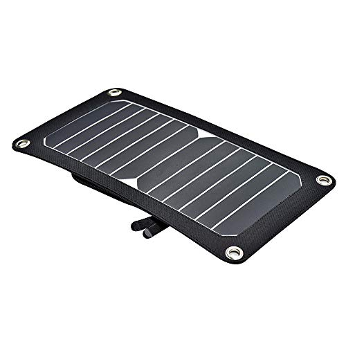 Solar Charger,7W Portable Solar Panel Foldable High Efficiency Output Charger for Laptop Tablet GPS iPhone iPad by EREMOKI