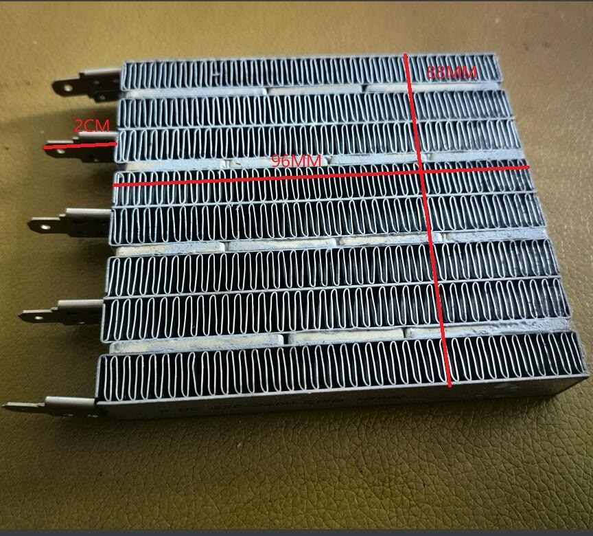 【New arrival】 Electric Heater Parts Fan Heater Ptc Heating Element 96*88mm